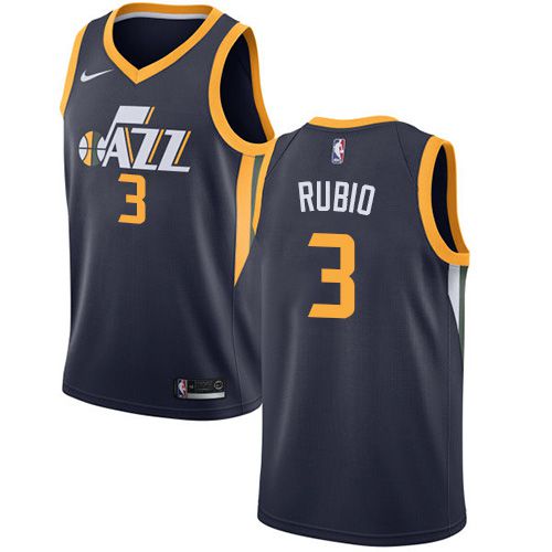 Men Utah Jazz #3 Trey Burke Blue Game Nike NBA Jerseys